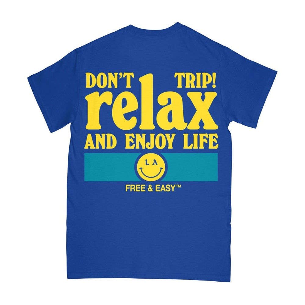 BIG RELAX SS TEE NWOT FREE AND EASY